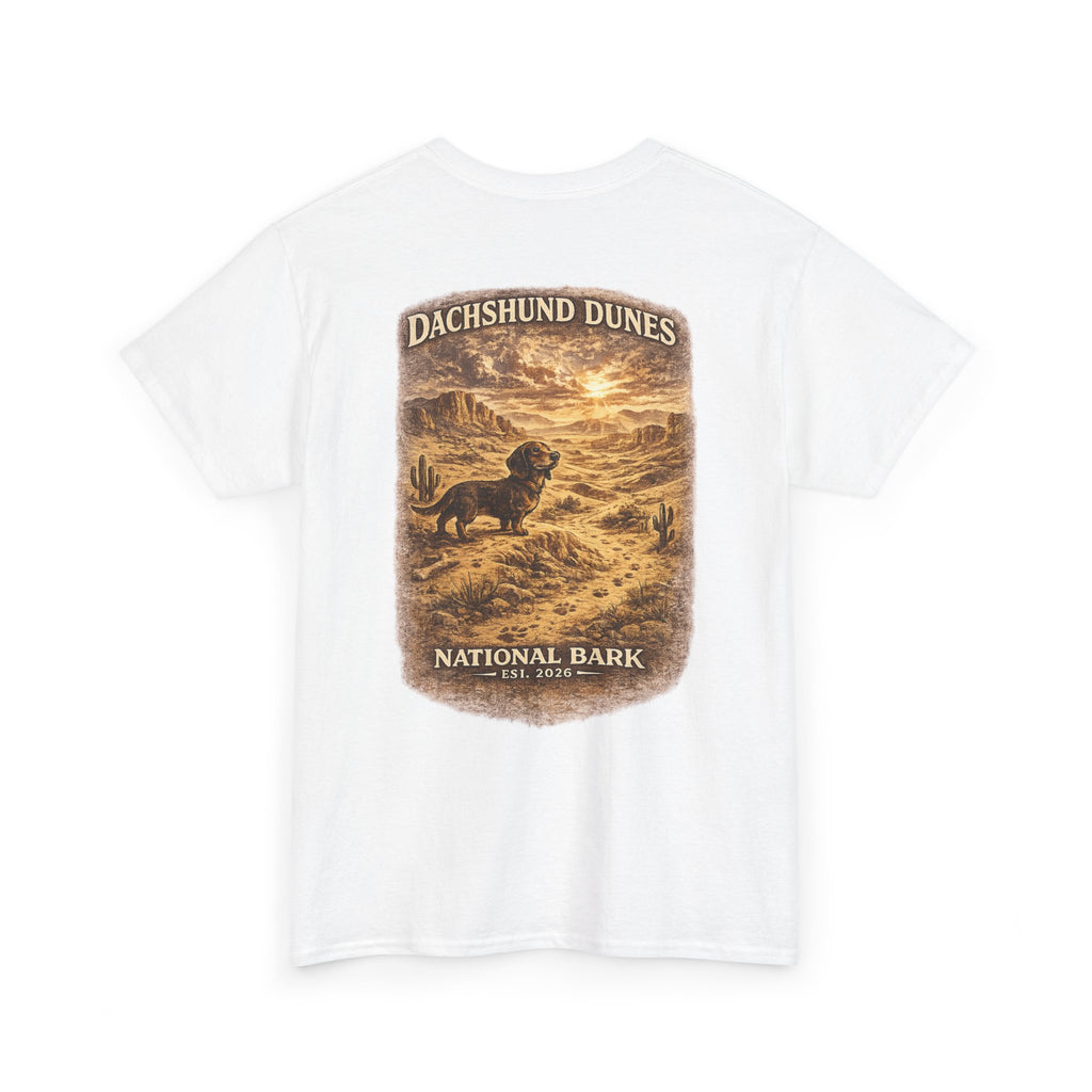 Dachshund Dunes National Barks Cotton Tee