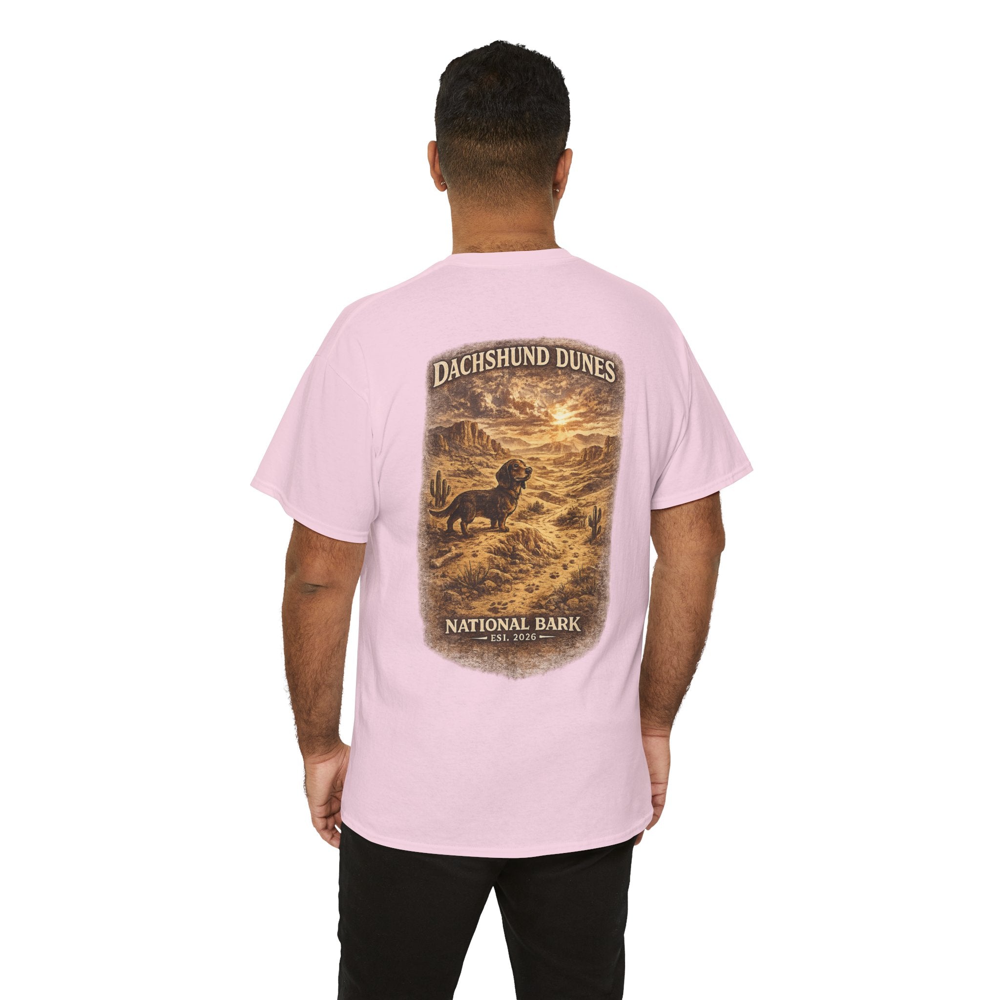 Dachshund Dunes National Barks Cotton Tee