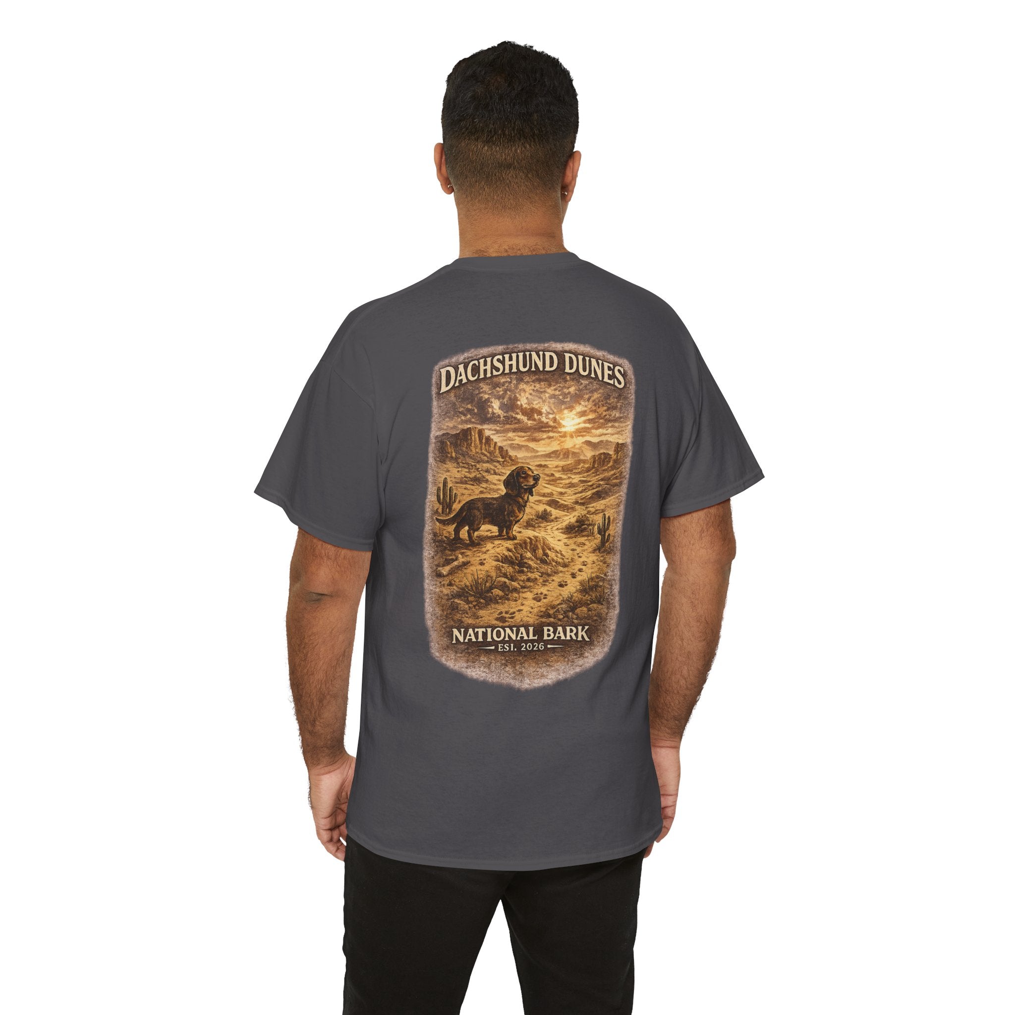 Dachshund Dunes National Barks Cotton Tee