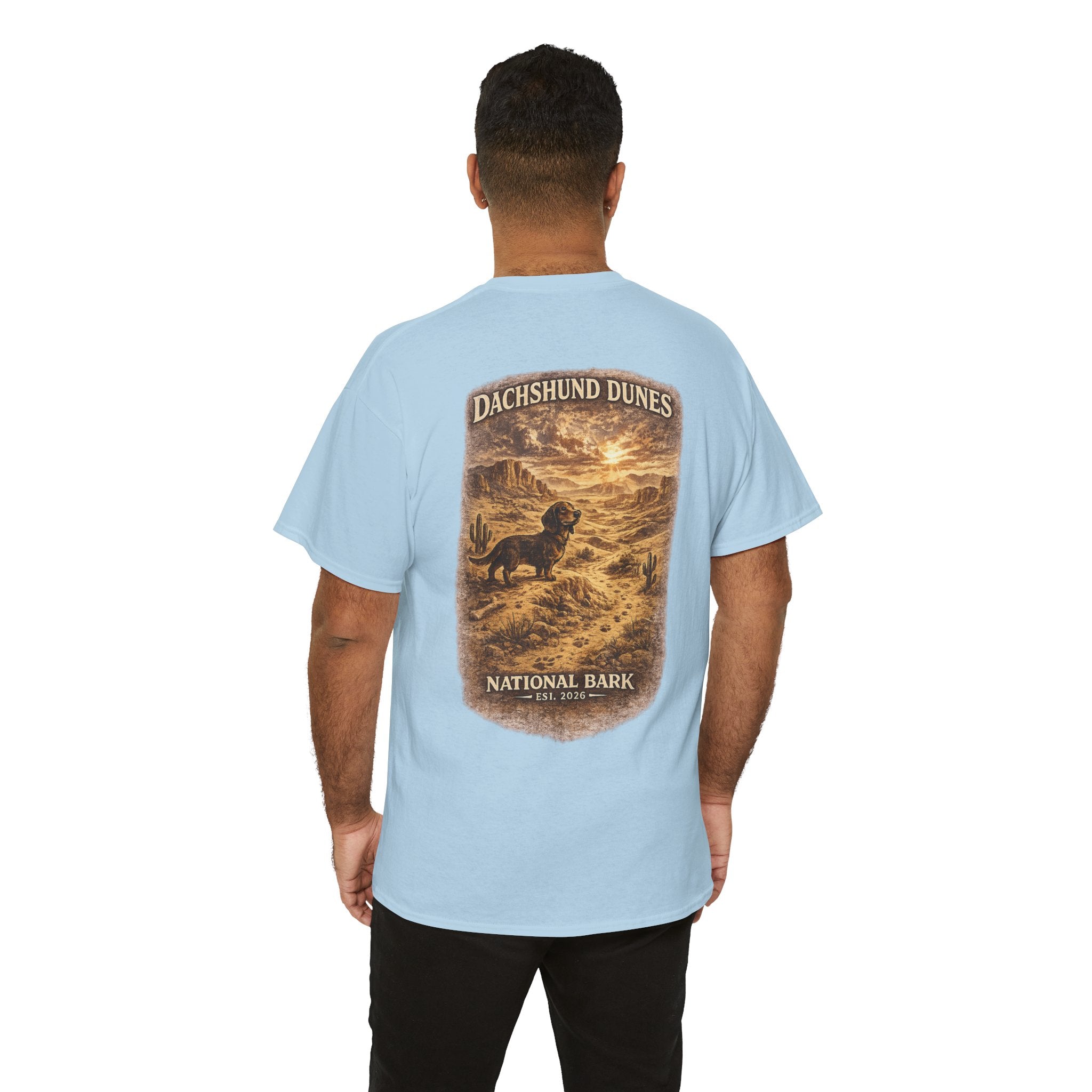 Dachshund Dunes National Barks Cotton Tee