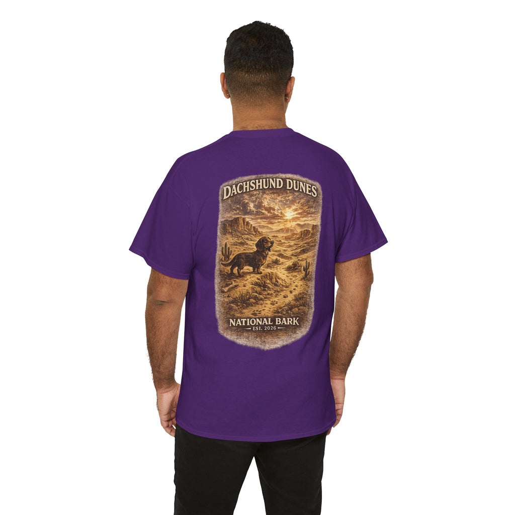 Dachshund Dunes National Barks Cotton Tee