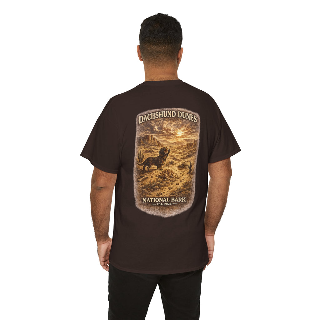 Dachshund Dunes National Barks Cotton Tee
