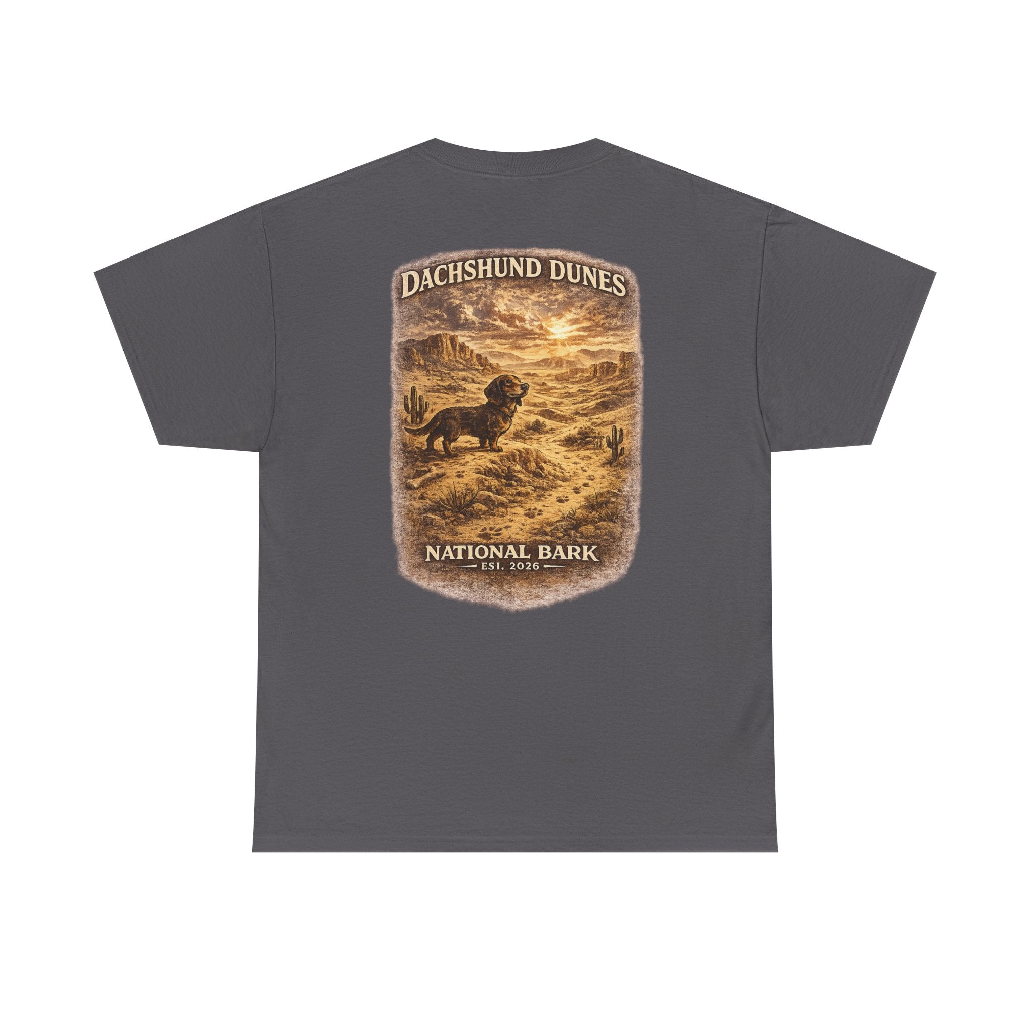 Dachshund Dunes National Barks Cotton Tee