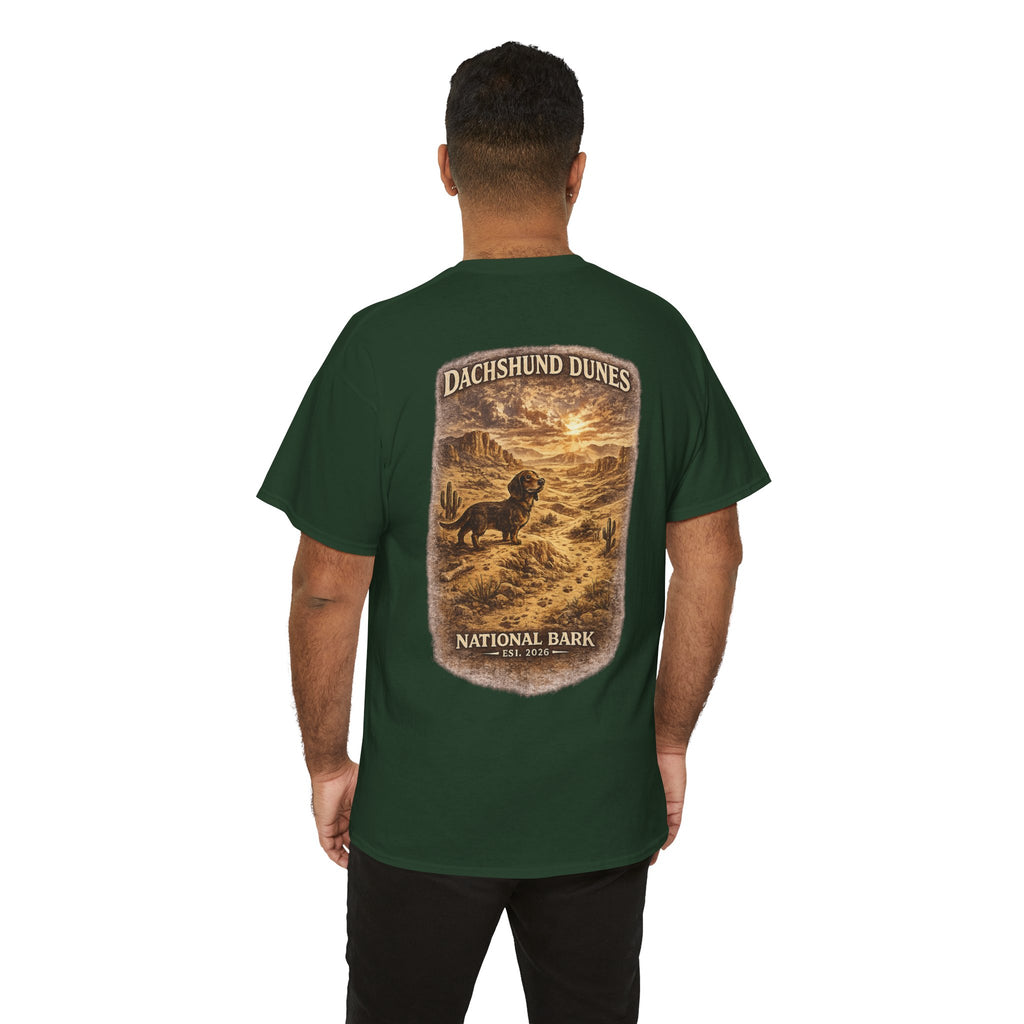 Dachshund Dunes National Barks Cotton Tee
