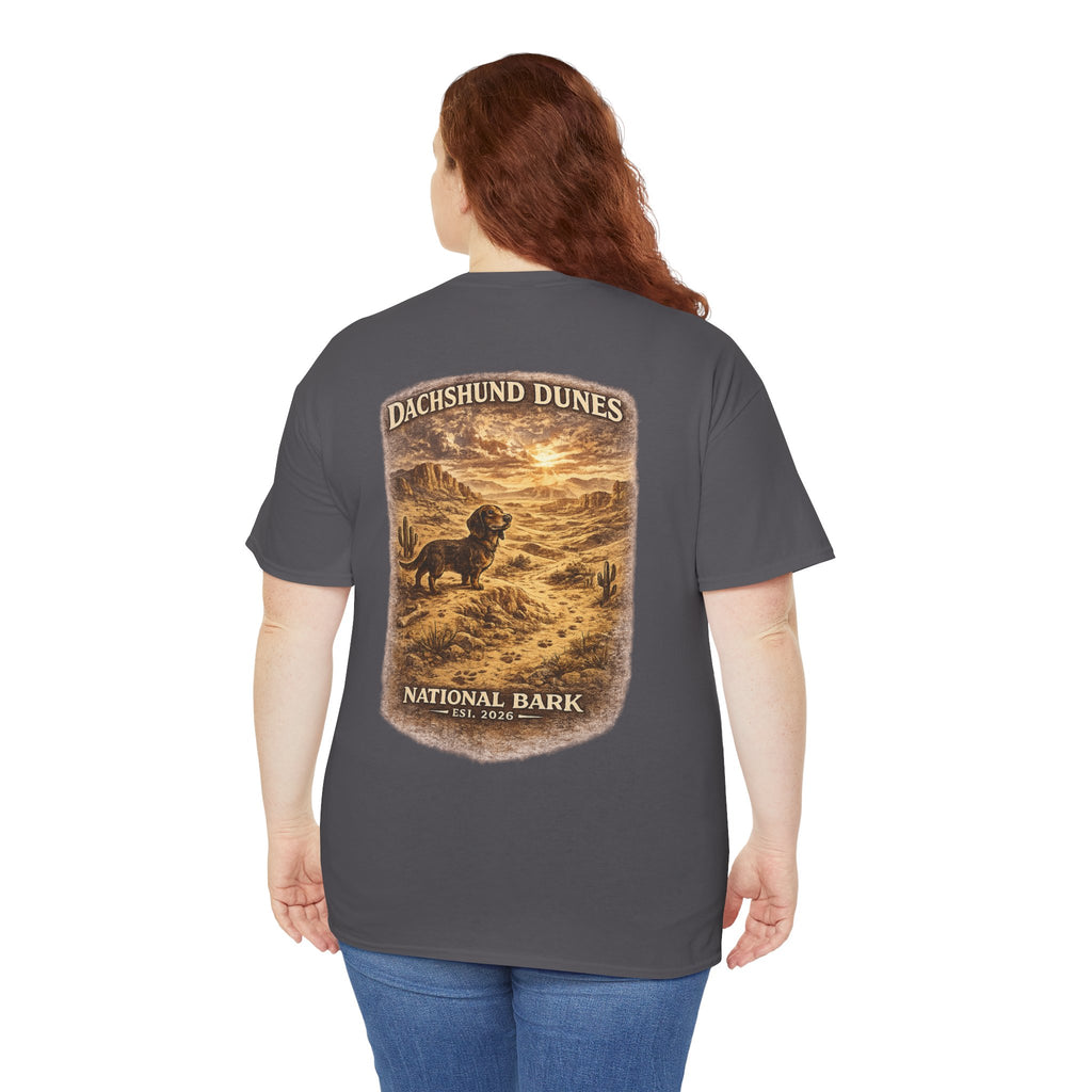 Dachshund Dunes National Barks Cotton Tee