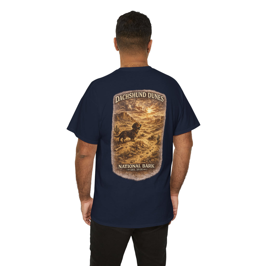 Dachshund Dunes National Barks Cotton Tee