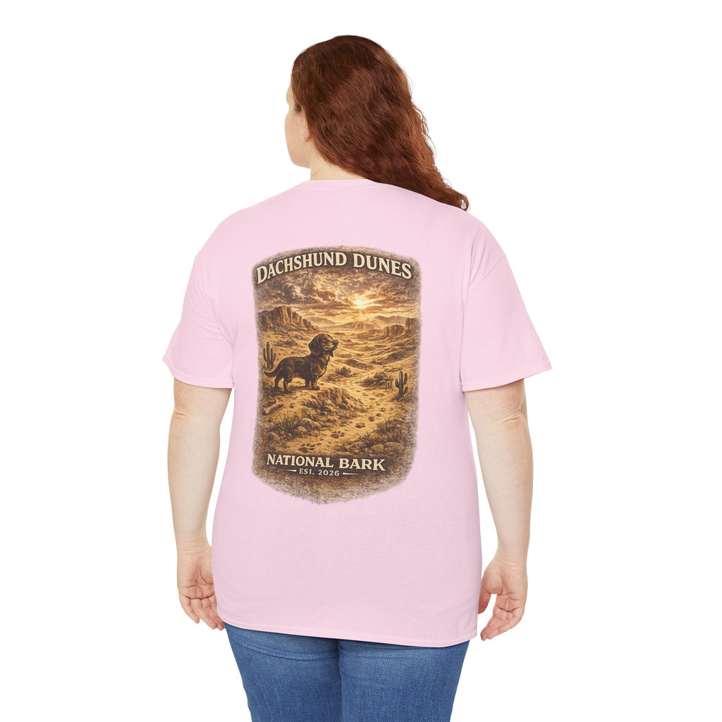 Dachshund Dunes National Barks Cotton Tee
