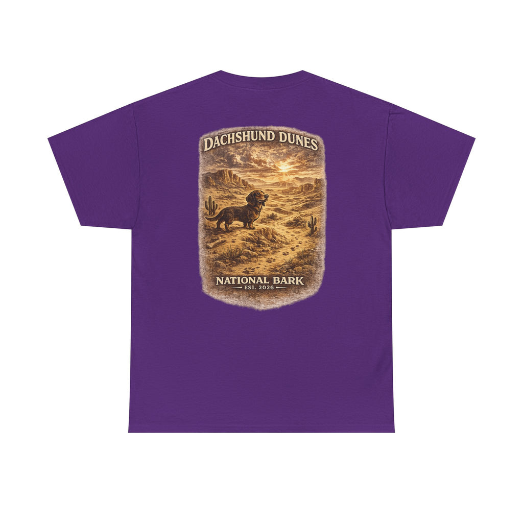Dachshund Dunes National Barks Cotton Tee