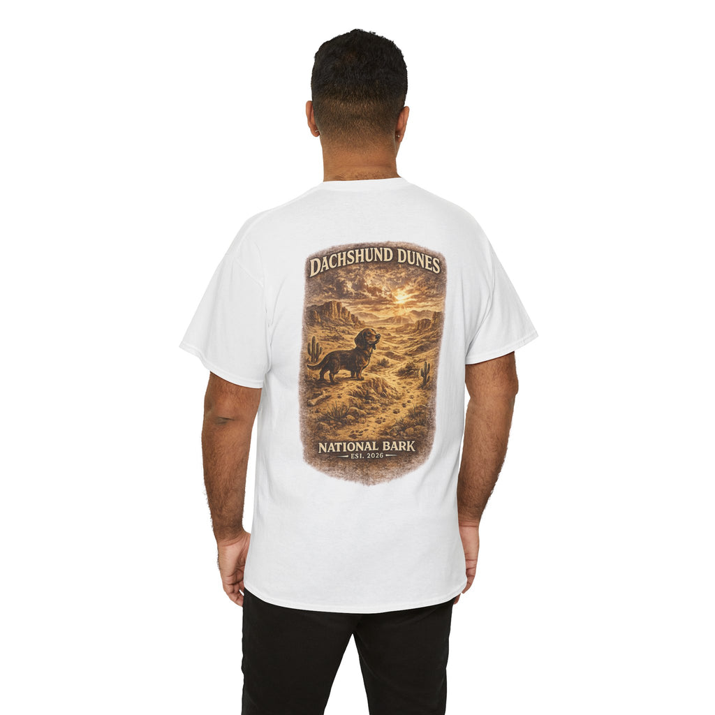 Dachshund Dunes National Barks Cotton Tee