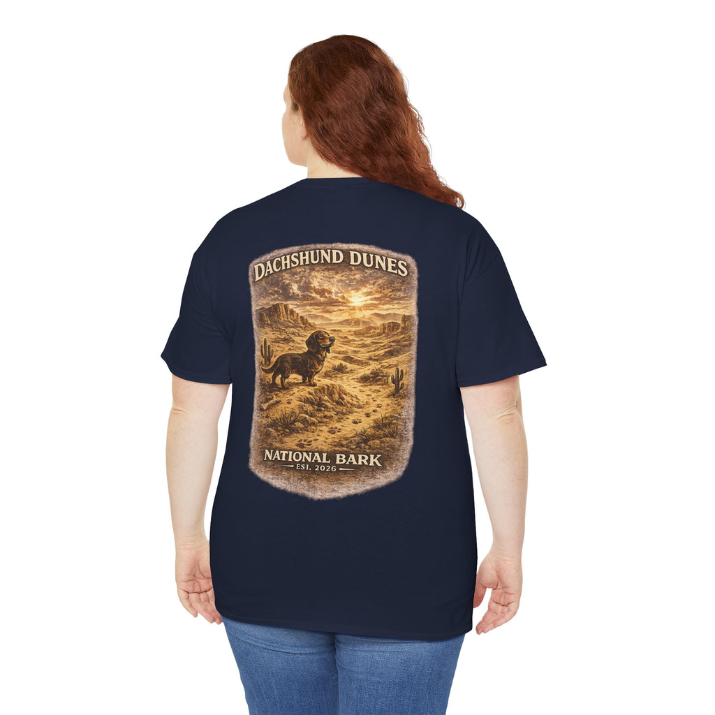 Dachshund Dunes National Barks Cotton Tee